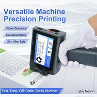 Nouvelle imprimante jet d'encre portable T10 2025 – Machine de codage 12,7 mm à prix d'usine pour l'impression de date, logo et code QR sur sacs, tuyaux et boîtes