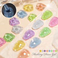 Nouveau Gel Polish Disco Scintillant – Couleurs Éclatantes Longue Durée – Gel Peinture Flash pour Ongles