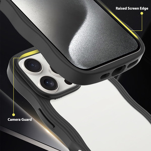 Cross-Biên Giới Cho Apple 16E Hai-Trong Một Cao Cấp Bảo Vệ Trường Hợp Đơn Giản Trong Suốt Sóng Cạnh Thiết Kế Cho <span class=keywords><strong>iPhone</strong></span> <span class=keywords><strong>7</strong></span> Cộng Với Ins Phong Cách - Product Image 2