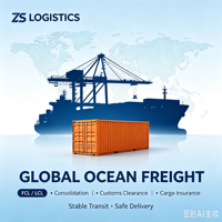 Fret maritime FCL (conteneur complet) DDP porte-à-porte Chine vers États-Unis et Europe, agent d'expédition directe d'usine, tarif de gros