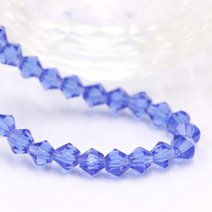 Perles de verre bicone à facettes Zhubi 4mm pour la fabrication de bijoux perles bicone en cristal naturel pour bracelets bricolage artisanat - Product Image 3