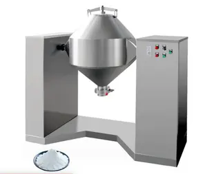 Mezclador de Cono doble SZH1500 Mezclador de alimentos de laboratorio Mezclador vertical eléctrico en polvo