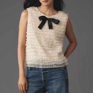 <span class=keywords><strong>Camicetta</strong></span> da donna in <span class=keywords><strong>Tulle</strong></span> plissettata in <span class=keywords><strong>Tulle</strong></span>, - Product Image 1