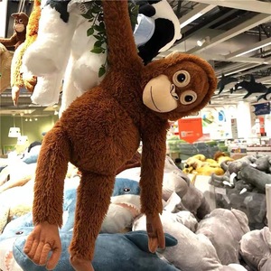 Jouets en peluche populaires pour le commerce transfrontalier : Poupée singe gorille, Poupée singe miniature de simulation, Poupée orang-outan - Product Image 6