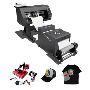 Impresora de película PET A3 A4, impresión solvente de camisetas, película de papel de gran formato, bolsa de lona, película DTF digital de bajo costo, impresora DTF de 30cm