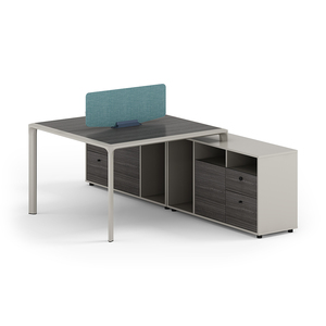 Estación de Trabajo Portátil para 2 Personas con Escritorio para Laptop, Ideal para Oficinas, Cubículos o Talleres - Product Image 1