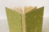 LABON – carnet de notes feuille d'olivier, carnet de notes épais, papier recyclé, Journal écologique, cadeaux