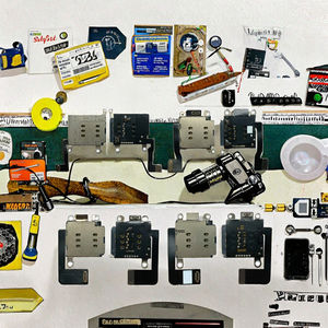 Lecteur de carte SIM pour <span class=keywords><strong>iPhone</strong></span> 11 <span class=keywords><strong>12</strong></span> 13 14 15 <span class=keywords><strong>Pro</strong></span> <span class=keywords><strong>Max</strong></span> Plus Mini double fente pour carte SIM adaptateur intérieur avec câble flexible - Product Image 2