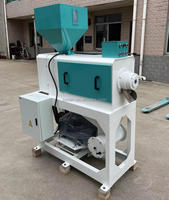 Machine à blanchir et à polir le riz 800 kg/h, polisseuse à riz avec souffleur, machine à décortiquer le riz