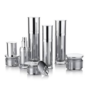 Hình Dạng Mới 30Ml <span class=keywords><strong>50Ml</strong></span> 80Ml 120Ml Chai Lotion Và 15G 30G 50G Lọ Kem Nhựa Chăm sóc Da Bao Bì Bộ - Product Image 1