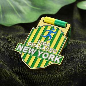 Medallas Personalizadas de Aleación de Zinc Esmaltadas, Medallas de Premio de Metal con Logotipo Personalizado, Medalla Conmemorativa Histórica Chapada en Oro 3D para Recuerdos - Product Image 5