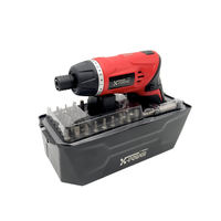 X-POWER KCS626-P49PCS Tournevis électrique sans fil rechargeable à batterie au lithium 3,6 V, ensemble d'outils électriques/avec poignée pliable