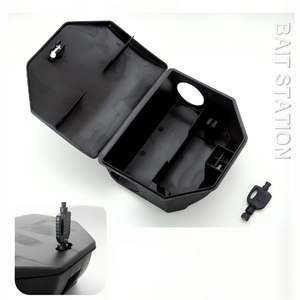 Station d'appât pour rongeurs verrouillable en gros, réutilisable, en plastique durable, boîte piège à souris pour usage intérieur/extérieur, lutte antiparasitaire commerciale - Product Image 4