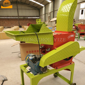 Máquina de procesamiento de alimentos para animales, cortadora de forraje Hey de paja pequeña, trituradora de paja, picadora de heno, máquina de molino de granos - Product Image 2
