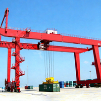 Grue portique robuste en U de 50, 60, 70, 160, 450 tonnes, sur rail, à double poutre, avec chariot électrique et crochet