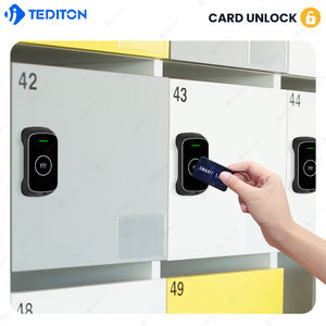 Tediton Muebles Bloqueado Zapatero Gabinete Invisible Digital RFID Tarjeta de <span class=keywords><strong>tarifa</strong></span> Desbloqueo Gabinete Cerradura Locker Lock - Product Image 2