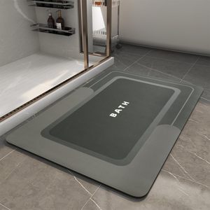Tapis <span class=keywords><strong>de</strong></span> salle <span class=keywords><strong>de</strong></span> bain antidérapant, super absorbant, résistant aux taches, séchage rapide, fin, pour <span class=keywords><strong>baignoire</strong></span> et coiffeuse, facile d'entretien - Product Image 1
