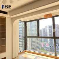 Ventanas Corredizas Modernas de Acero Inoxidable de Calidad Superior para Exteriores, Aleación de Aluminio Europea para Sala de Estar, Insonorizadas