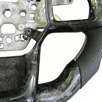 Volant en fibre de carbone forgée et cuir RPPF Factory Regular pour Mustang GT 2024-2026 en stock