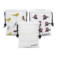 Sac de golf portable à cordon, tendance et simple, personnalisable avec logo brodé, sac pour objets de valeur de golf, vente chaude