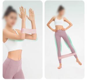 <span class=keywords><strong>Ceinture</strong></span> de Yoga et Fitness en Silicone pour Étirements, Entraînement des Hanches, Squats, Renforcement Musculaire, Boot Camp, et Anneau de Tension pour le Remodelage Corporel Hommes et Femmes - Product Image 2