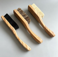 Brosse à poils longs et collants Pig Mane pour nettoyage de roches, DIY OEM, manche en bois confortable, design ergonomique, escalade, bouldering