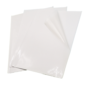 Feuilles d'étiquettes autocollantes en PVC transparentes imprimables à jet d'encre A4, résistantes à l'eau, sensibles à la chaleur, personnalisables avec logo, papier autocollant en vinyle transparent A3 - Product Image 2