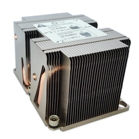 Dissipateur thermique pour CPU LGA 3647, 4 caloducs, éclairage LED, refroidisseur de boîtier d'ordinateur 2U en aluminium personnalisé avec 17 dBa de silencieux et deux roulements à billes