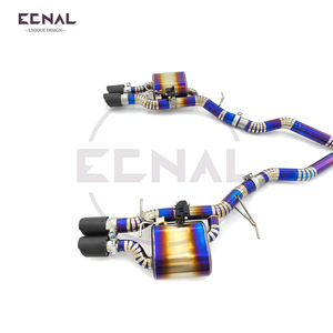 Sistema de Escape con Válvula de Titanio Ecnal Valvetronic para BMW E60 <span class=keywords><strong>E61</strong></span> <span class=keywords><strong>M5</strong></span> 5.0L 2003-2009, con Acabado Antioxidante y Silenciador - Product Image 5
