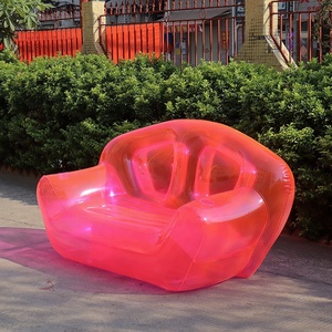 Modern Design Transparent Clear <b>Inflatable</b> Chair for Outdoor Indoor Furniture Durable PVC <b>Inflatable</b> <b>Sofa</b> - Product Image 6