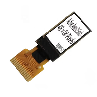 Layar PMOLED Ukuran Kecil 0.5 Inci Resolusi 48x88 Warna Putih Tipe Solder 14 Pin Antarmuka IIC IC Driver CH1115