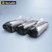 Silencieux AK Escape DB Killer BM S1000 S1000RR S1000R 2010-2014 en acier carbone, système d'échappement de moto, modification, neuf, 1 an