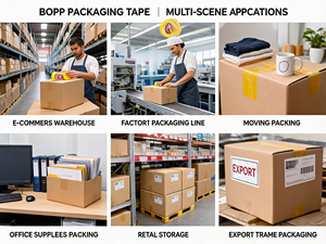 Cinta de Embalaje para Almacén, Solución Industrial de Sellado de Cajas de BOPP, Ayuda a Mejorar la Eficiencia del Embalaje y la Seguridad en el Transporte - Product Image 3