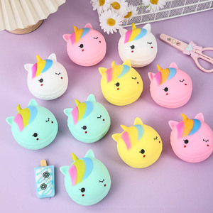 <strong>Squishies</strong> Jumbo <strong>Unicorn</strong> Macaron Kawaii Slow Rising Scented Pink Giant <strong>Squishies</strong> Kids Toy - Product Image 5