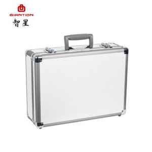 Attractive Aluminum Brief case with Pocket in the Lid/professional Aluminum Hard Portable <strong>Briefcase</strong> Tool <strong>Storage</strong> <strong>Box</strong> - Product Image 5