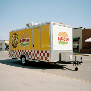 2025 Remolque de camión de calle chino Venta estándar australiana Carro de comida retro móvil de Europa - Product Image 1