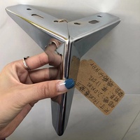 Pieds de meubles triangulaires en fer de haute qualité personnalisés, support de canapé, pièces de fabrication métallique, support, pieds en acier