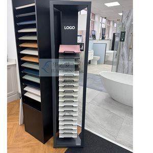 New Arrival đá Rack hiển thị tùy chỉnh kim loại gốm Granite thạch anh đá cẩm thạch gạch Mẫu tầng thường vụ hiển thị cho nhà máy - Product Image 1