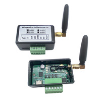 Módulo Wiegand a LoRA inalámbrico con interfaz USB de E/S Distancia inalámbrica de hasta 500 metros Convertidor Wiegand a LoRA