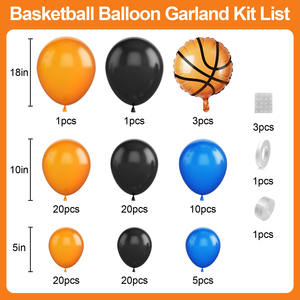 Kit d'arche <span class=keywords><strong>de</strong></span> <span class=keywords><strong>ballons</strong></span> <span class=keywords><strong>de</strong></span> <span class=keywords><strong>basket</strong></span>-ball <span class=keywords><strong>de</strong></span> 18 pouces en gros, auto-gonflant, avec <span class=keywords><strong>ballons</strong></span> en aluminium et en latex <span class=keywords><strong>de</strong></span> haute qualité - Product Image 5