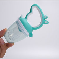 Nieuw Ontwerp 3 In 1 Niet Nodig Squeeze Tepel Warmer Natuurlijk Rubber Siliconen Voedsel Knuffel Baby Fopspeen Fruit Feeder