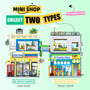 89116 89117 Convenience Store Mini Shop MOC DIY <b>Block</b> Bricks <b>Model</b> Kids Play House Educational Assembly <b>Building</b> <b>Block</b> <b>Toy</b> Set - Product Image 3