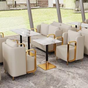 Juego de Muebles Modernos para Restaurante, Mesas y Sillas para Restaurante, Juego de Mesa de Comedor, Mesa y Sillas para Cafetería, Mesa y Sillas de Hierro - Product Image 2