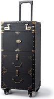 Roulant verrouillable maquillage Train Case coiffure chariot styliste Salon de beauté cosmétique bagages voyage organisateur boîte à outils