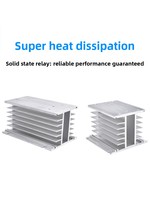 Universal Simple Single Three-phase Solid State Relay Thyristor Heat Sink Aluminium Alloy Aluminium Murni Tahan Lama Tahan Panas Kuat