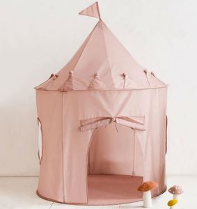 Tente de jeu multifonctionnelle pour enfants en forme de château de princesse - Style jouet doux, matériau polyester écologique, espace privé - Product Image 2