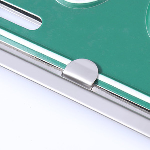 Portatarga in Acciaio Inox per Auto e Moto OLIVER, Vassoio Portatarga Placcato Blu - Product Image 4