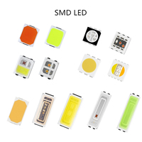 1206 SMD LED Chip Kuning 586-595nm 120 Sudut Pandang LED Resin Epoksi 1.8-2.4V