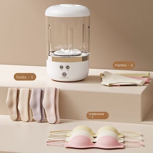 Nouveau Mini sans fil entièrement automatique alimenté par USB en plastique Machine à laver domestique économe en énergie tout-en-un laveuse/sécheuse pour - Product Image 2