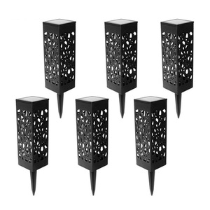 Lampe <span class=keywords><strong>solaire</strong></span> à LED pour pelouse avec piquet de jardin creusé et alimenté par batterie pour paysage et voie - Product Image 6